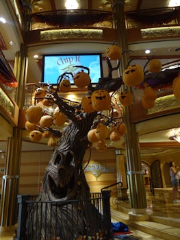 The Pumpkin Tree (we were on a Halloween on the High Seas Cruise)
