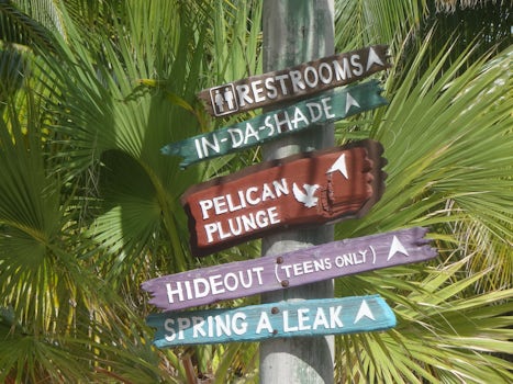 Castaway Cay Signage