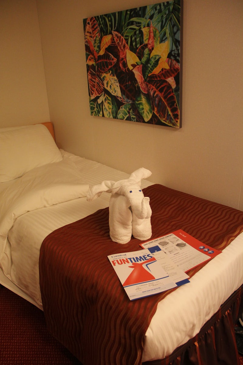 Evening turn down service includes towel animals & activity schedul