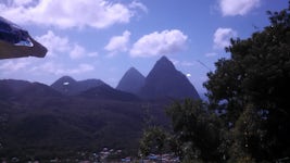Pitons on St. Lucia