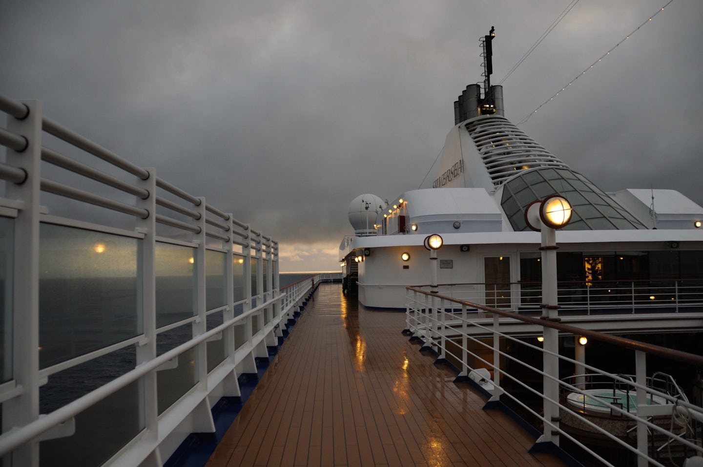 Dawn on deck