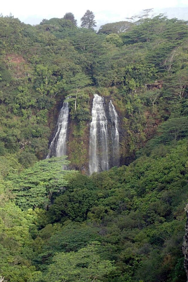 Indiana Jones waterfall on Kauai director's cut movie set tour