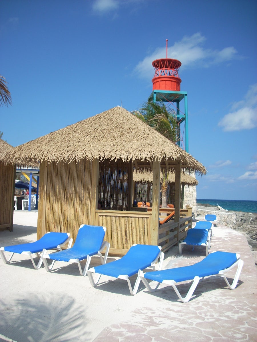 Coco Cay - Relax and get plenty to eat and drink.  Shopping too.