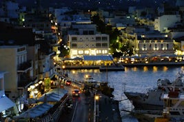 Agios by night from shipside