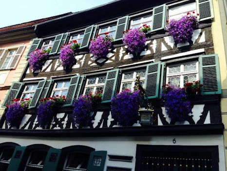 beautiful flower boxes in Germany