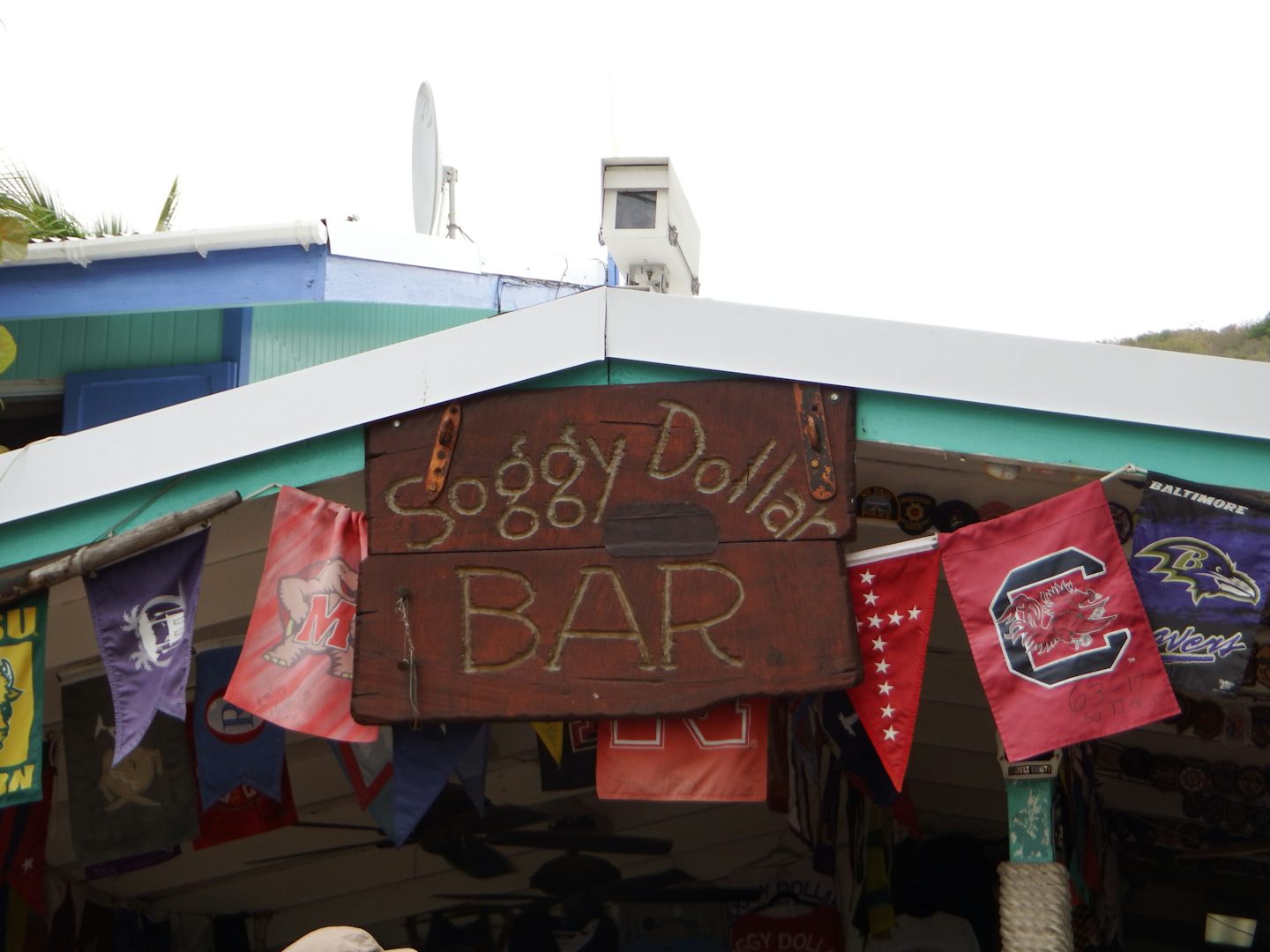 Soggy Dollar Bar on Jost Van Dyke