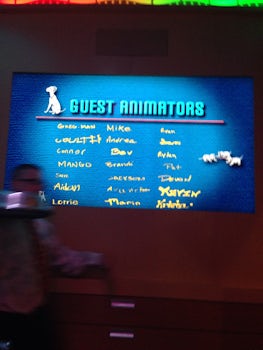 Best part onboard animators restaurant