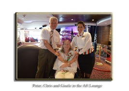 Peter Chris & Gisele in the Aft Lounge