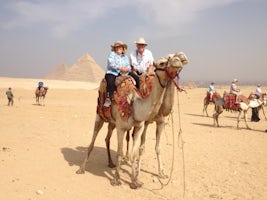 Camel ride around the Pyramids