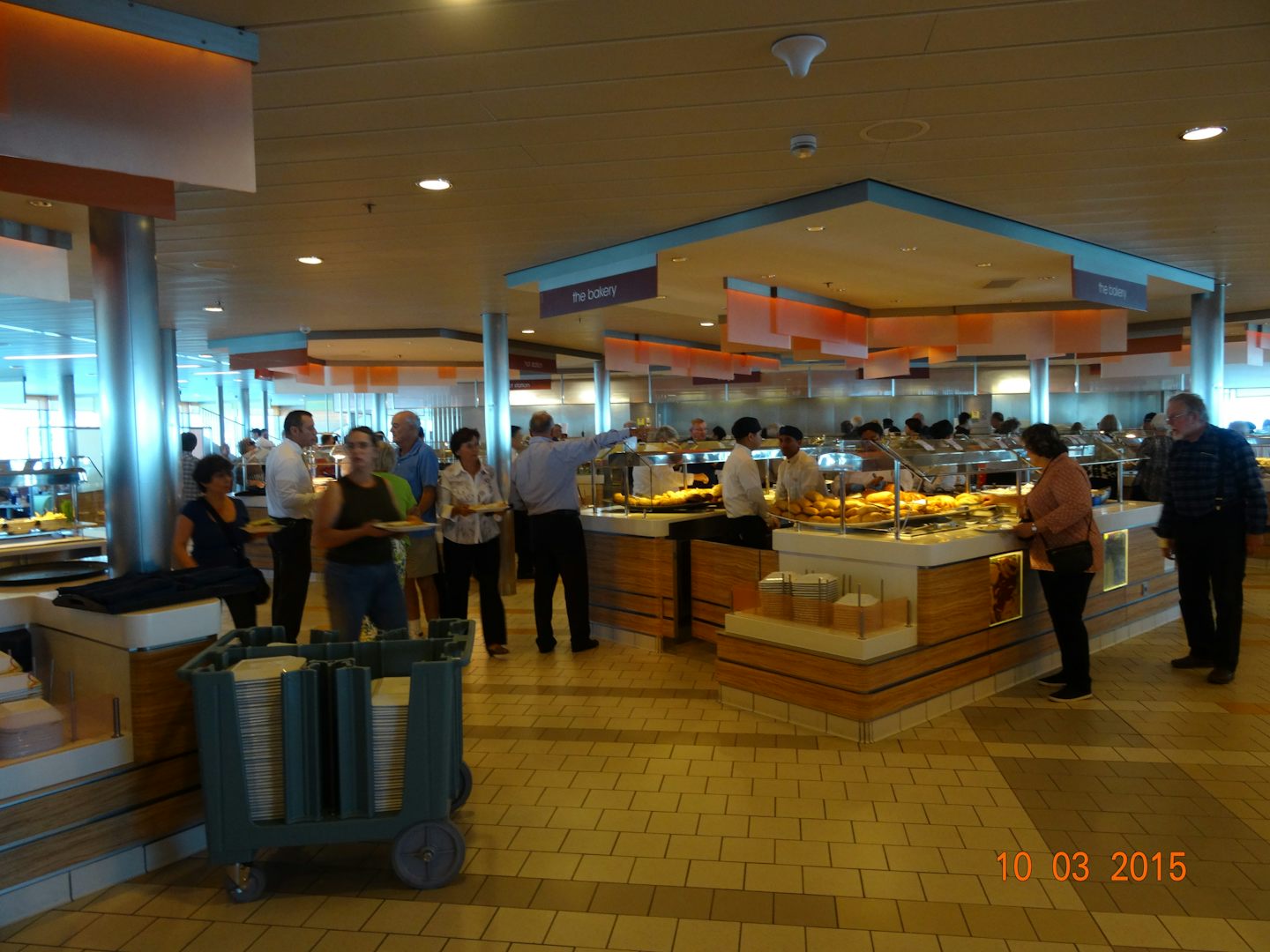one of the many stations in the buffet
