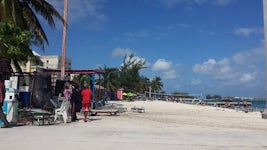 Nassau's free Junkanoo Beach, a 4 block walk