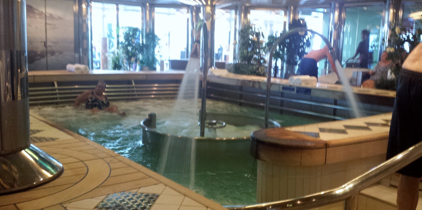 The hydrotherapy pool