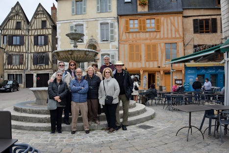 After lunch in Auxerre
