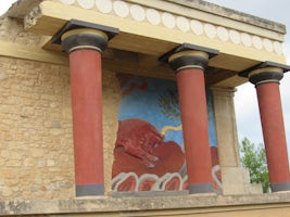 Minoan Bull at the Palace of Knossos...wonderful & well preserved