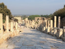 Road to the Ephesus Library