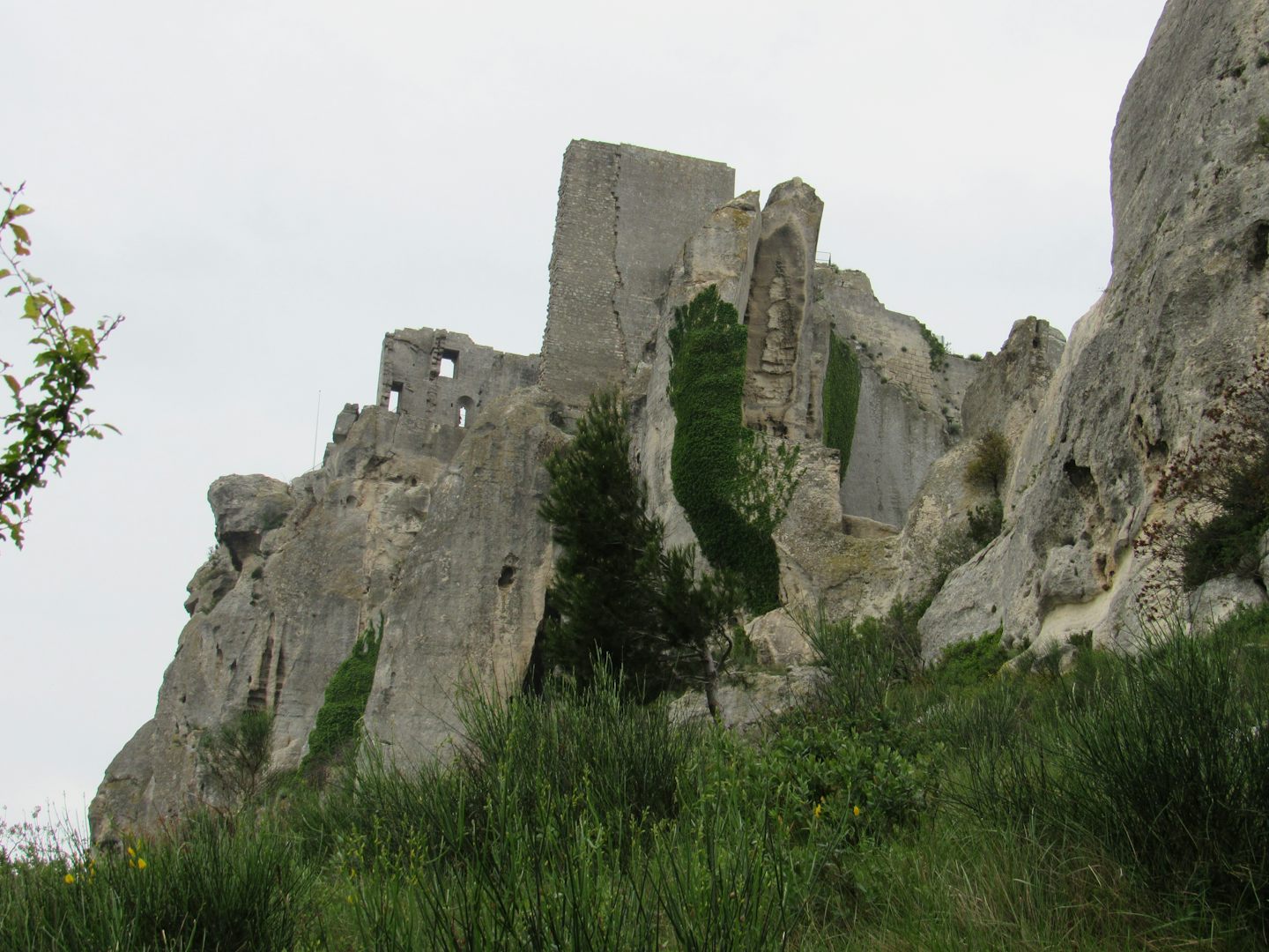 Castle ruins at Les Baux