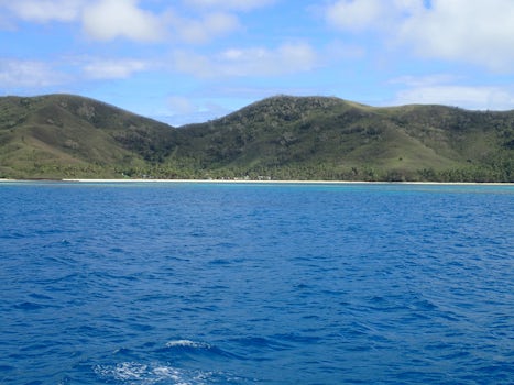 True color of the Pacific Ocean in Fiji