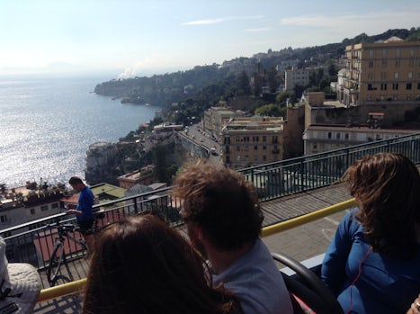 Naples from the hop on hop off bus tour