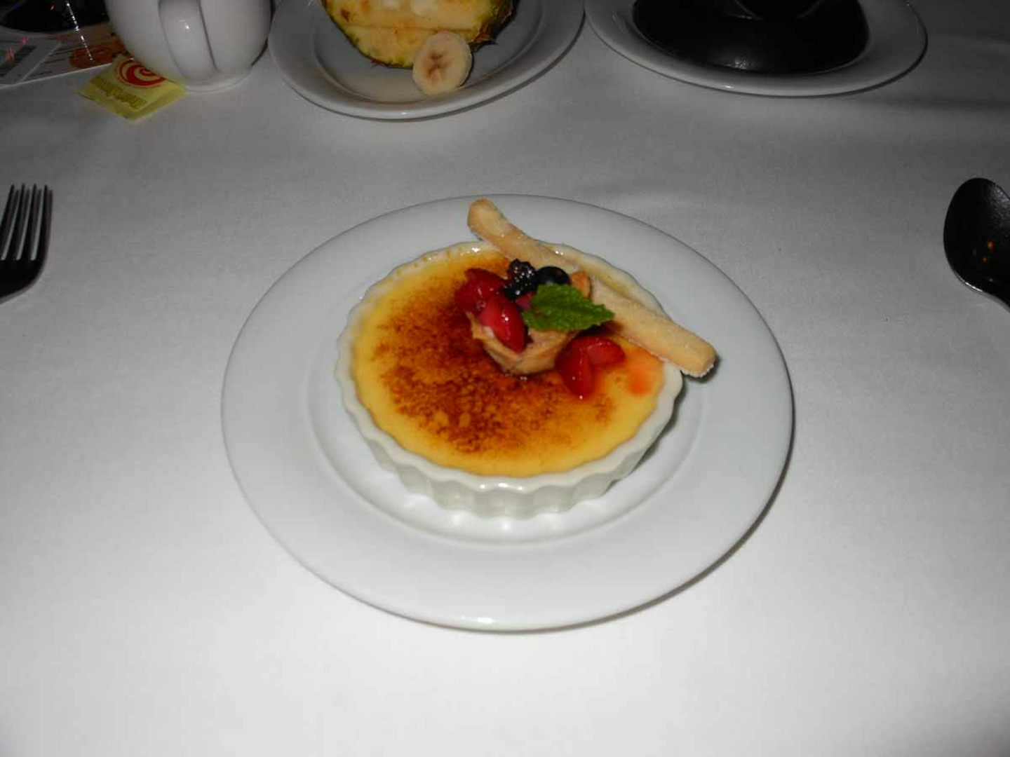 AMAZING Creme Brulee from Le Bistro.