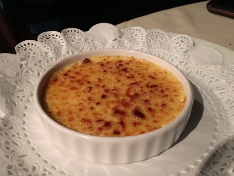Crème Brûlée at Toscana