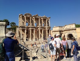 Library at Ephesus as excursion from Kusadasi
