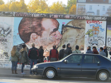 Segment of the Berlin Wall still standing