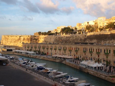 Malta, view of ship ship docking area