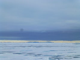 On the ice cap - 1,000 kilometres south of the North Pole