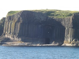 Fingles cave from ship