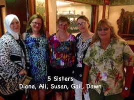 5 Sisters: Diane, Ali, Susan, Gail and Dwan