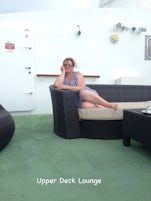 Ali (IslandGirl247) lounging on the upper deck