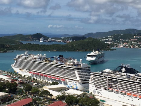 View of the Escape from Paradise Point, St. Thomas