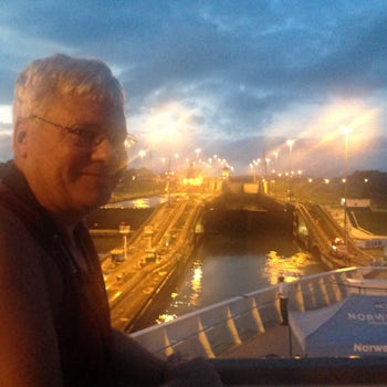 Entering Panama Canal very early