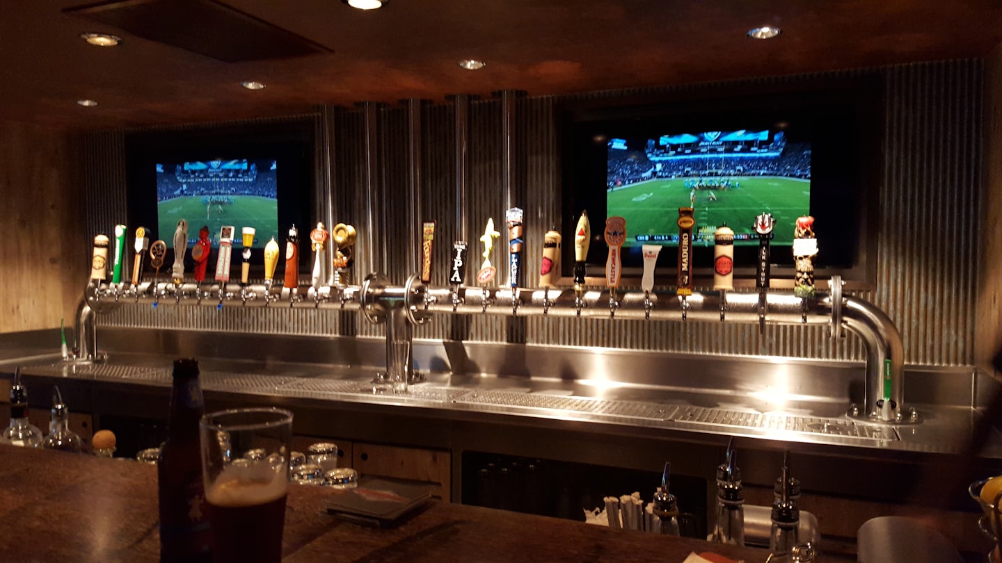 Tap selection at the District brew House