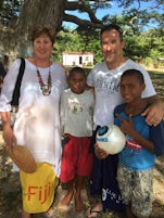 Kese Village reconnecting with kids met 2 years ago