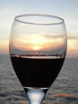 Sunset in a glass. I'll drink to that.