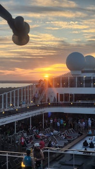 Sunset at Embarkation!