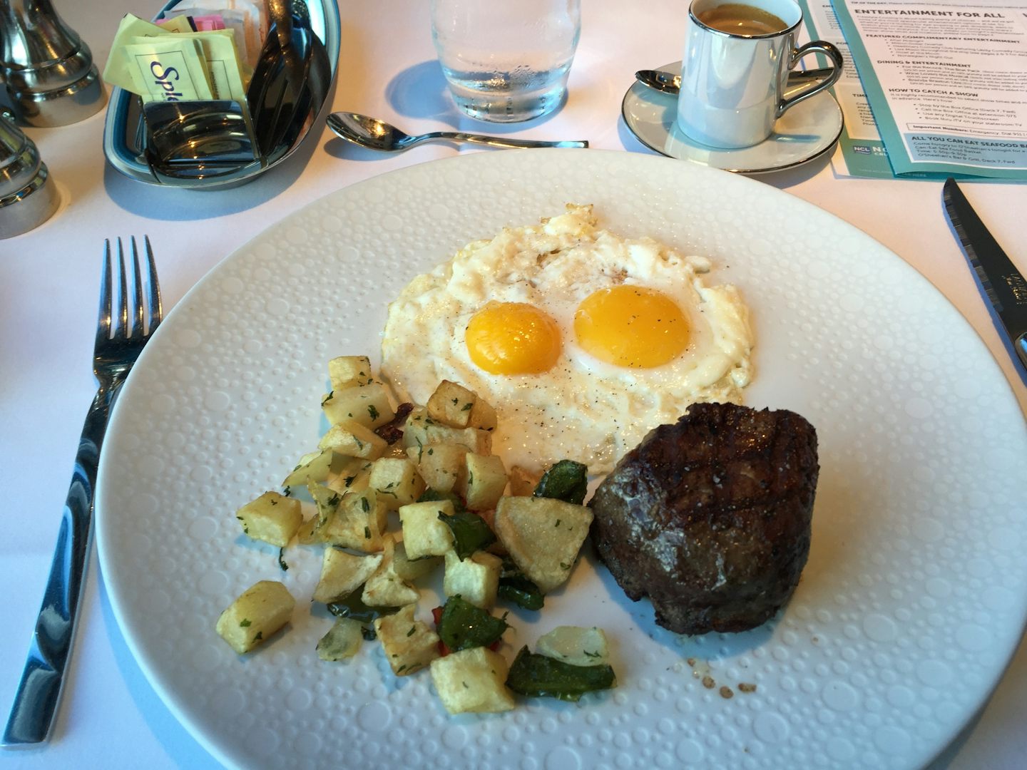 Haven restaurant - steak and eggs