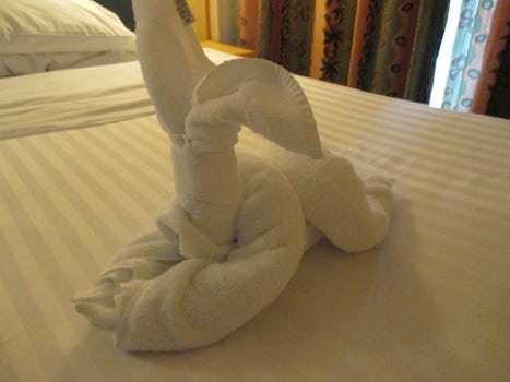 Towel sculpture