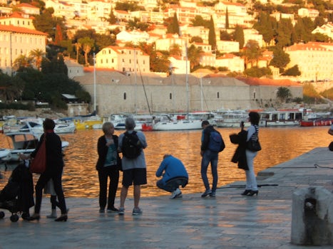 Dubrovnik harbour view