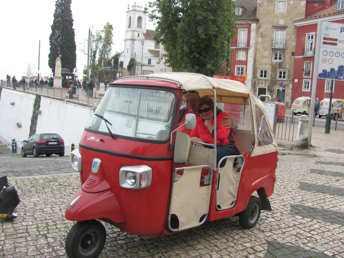 Our Tuk Tuk tour in Lisbon