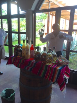 Cozumel stop in El Cedral tequila tasting