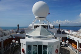 Ships radome and top deck