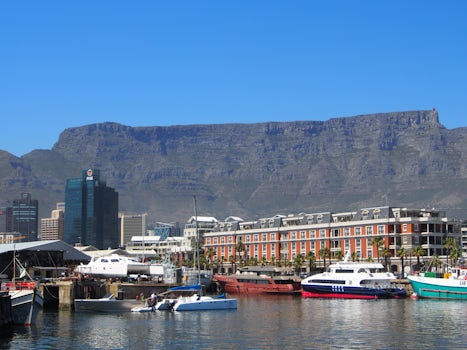 View of Table Mountain from V&A waterfront