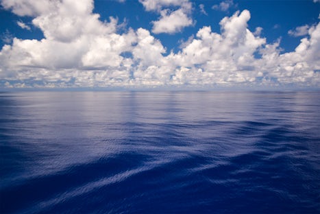 An unusually calm Atlantic Ocean!