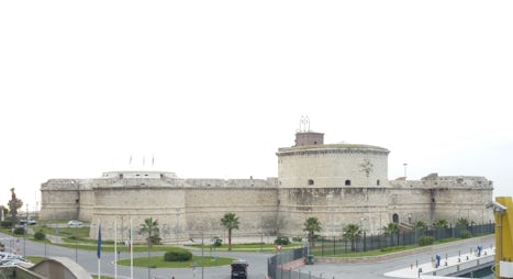 Port of Civitavecchia. Shown here is Fort Michelangelo completed in 1535