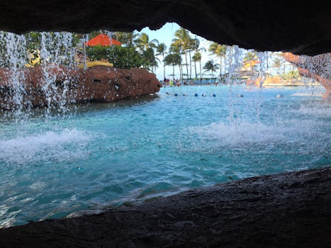 Atlantis swimming pool, Paradise Island, Bahamas
