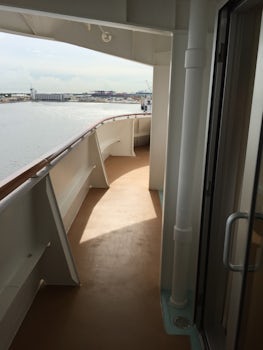 Balcony starboard side