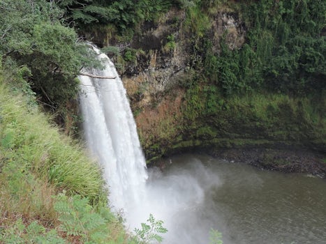 Falls in Kauai.