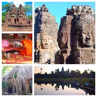 Cambodia Temples, Banteay Srei, Bayon, Angkor Wat and Ta Prohm